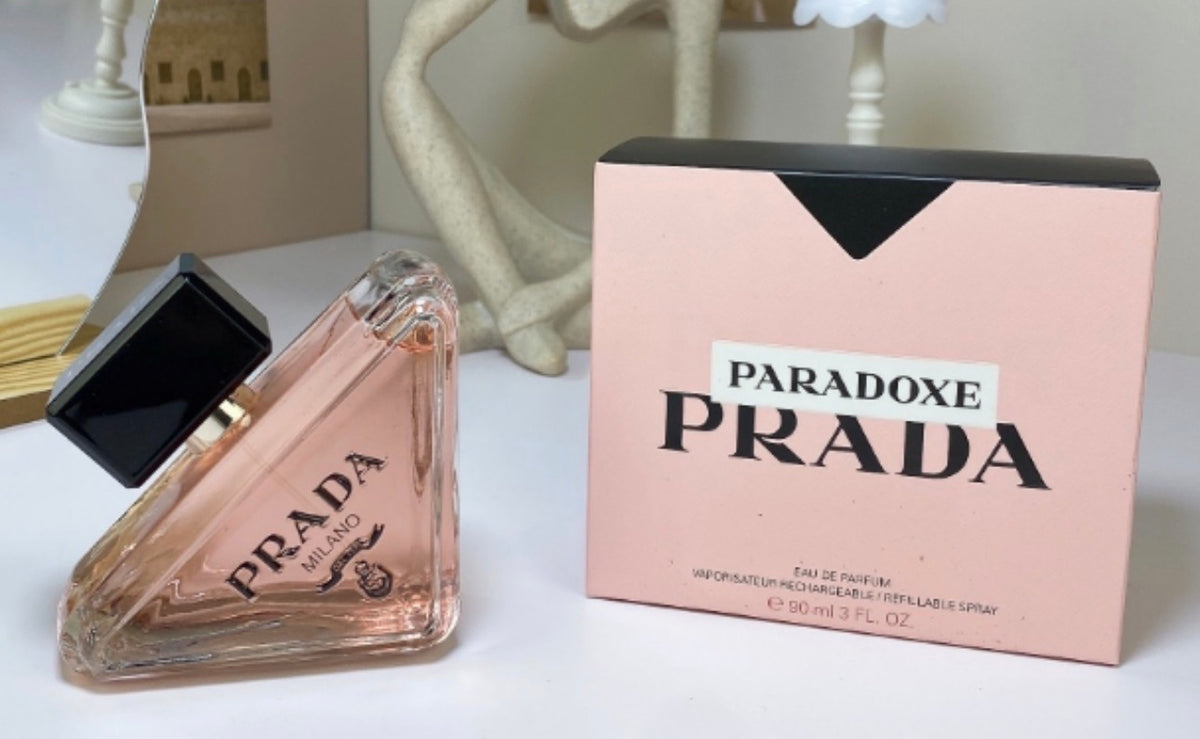 Prada Paradoxe Eau de Parfum – 90 mL bottle and box